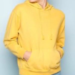 Brandy Melville Yellow hoodie